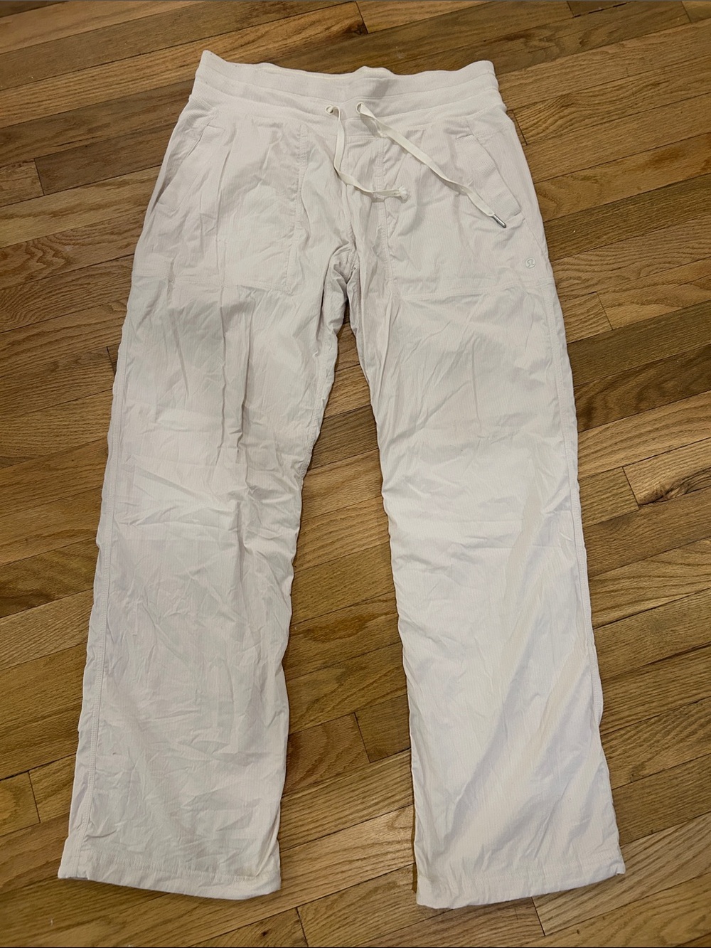 lululemon athletica Light Cream Track Pants with Drawstring